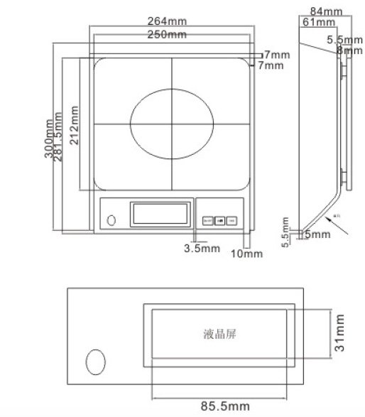 JCS-S Simple Portable Weighing Scales 00